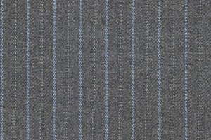 Grey With Faint Blue Pinstripe